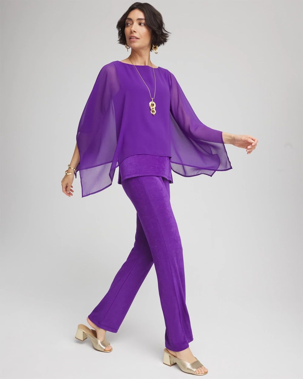 Travelers™ Chiffon Layered Top | Chico's